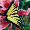 Tiger Swallowtail on a Pink Lily - Oils on Canvas
© Kathryn A. Barnes, artist