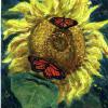 Monarchs on Sunflower - Oils on Canvas
© Kathryn A. Barnes, artist